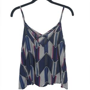 Cuidado con el Perro Spaghetti Crisscross Strap Loose‎ Bottom Top Zig Zag MEDIUM